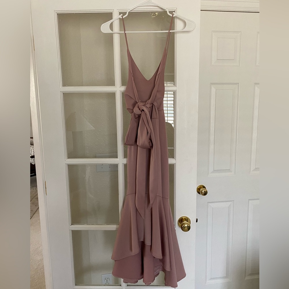 Gianni Bini Dusty Rose High Low Dress